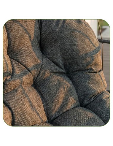 Fotel kokon wiszący ogrodowy Lizbona z poduszkami MEVEN  6