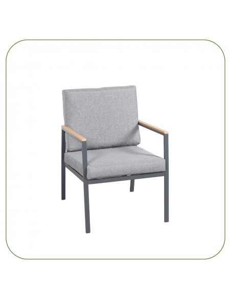 Nowoczesny zestaw mebli ogrodowych dla 4 osób Noto Meven  9