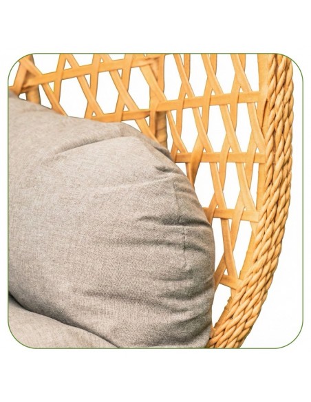 Naturalny fotel wiszący Aura Meven  7