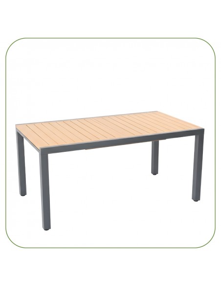 Ogrodowy stół rozkładany z aluminium 160/240 cm Valencia Meven  9