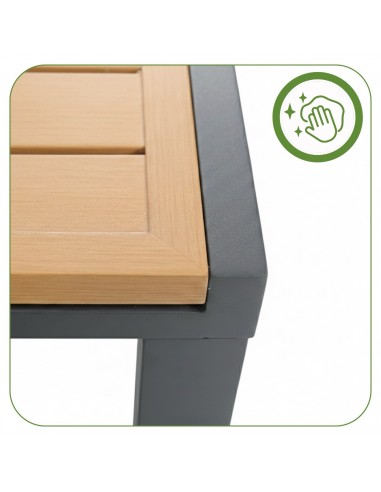 Ogrodowy stół rozkładany z aluminium 160/240 cm Valencia Meven  8