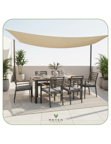 Ogrodowy stół rozkładany z aluminium 160/240 cm Valencia Meven  4