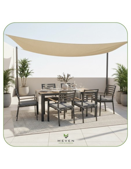 Ogrodowy stół rozkładany z aluminium 160/240 cm Valencia Meven  4