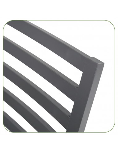 Grafitowe krzesło ogrodowe z poduszkami Valencia Meven 2 szt.  9