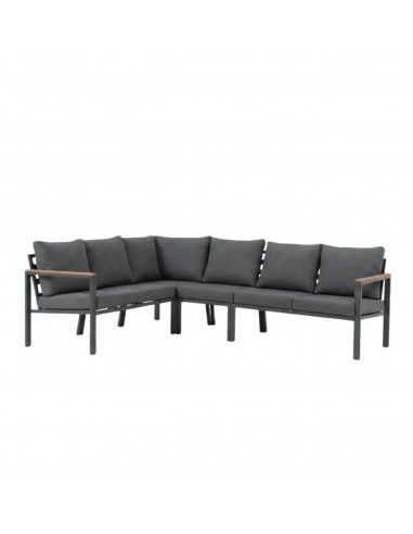 Zestaw mebli ogrodowych: narożnik + stół obiadowy + ławka z poduszkami Siena Meven  12