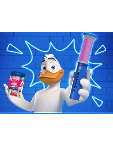 Podwójny zapas żelowych krążków do WC Duck Fresh Discs Hibiscus Hyperspace  5