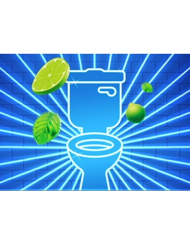 Barwiąca zawieszka do toalety Duck Aqua Turquoise 4in1 Mint Mission  4