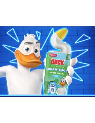 Żel do czyszczenia toalet Duck Cleaning Gel Mint Mission 750 ml  2