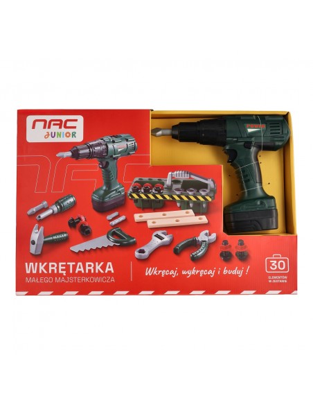 Zabawkowa wkrętarka małego majsterkowicza NAC Junior ZB-DIY-DR-0001  4