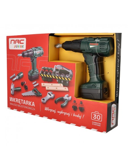 Zabawkowa wkrętarka małego majsterkowicza NAC Junior ZB-DIY-DR-0001  3