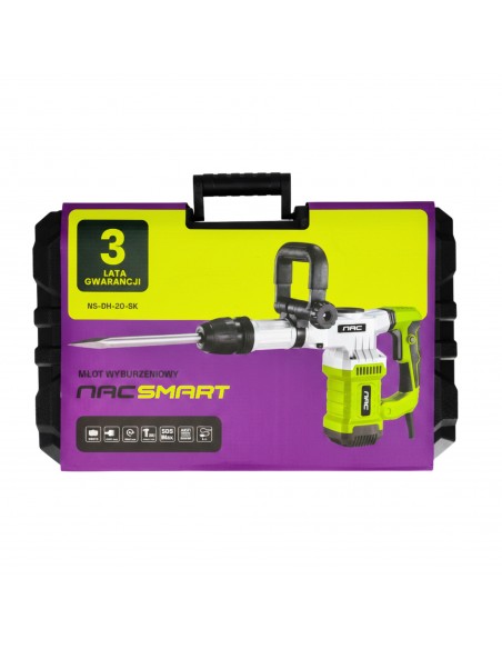 Młot wyburzeniowy NAC SMART NS-DH-20-SK 20 J  2