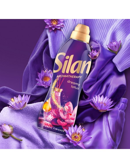 Pachnący płyn do płukania tkanin Silan Aromatherapy Dreamy Lotus 1364 ml 62 prania 9000101582604 2