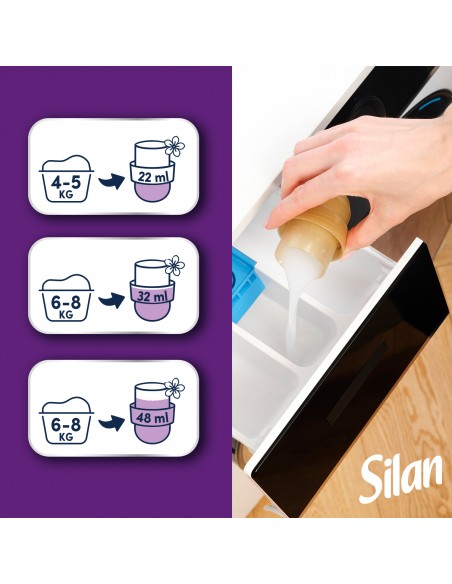 Pachnący płyn do płukania tkanin Silan Aromatherapy Dreamy Lotus 1364 ml 62 prania 9000101582604 4