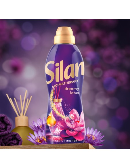 Pachnący płyn do płukania tkanin Silan Aromatherapy Dreamy Lotus 1364 ml 62 prania 9000101582604 3
