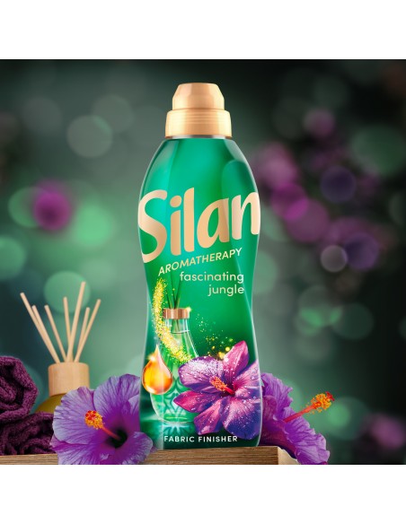 Aromatyczny płyn do płukania tkanin Silan Aromatherapy Fascinating Jungle 3x1364 ml 186 prań 9000101583069 6