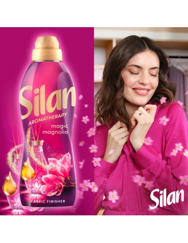 Kremowy płyn do płukania tkanin Silan Aromatherapy Magic Magnolia 3x1364 ml 186 prań 9000101581478 7