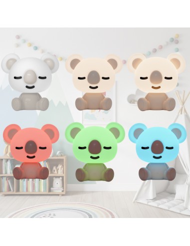 Bezprzewodowa lampka nocna dla dzieci RGB Koala  4
