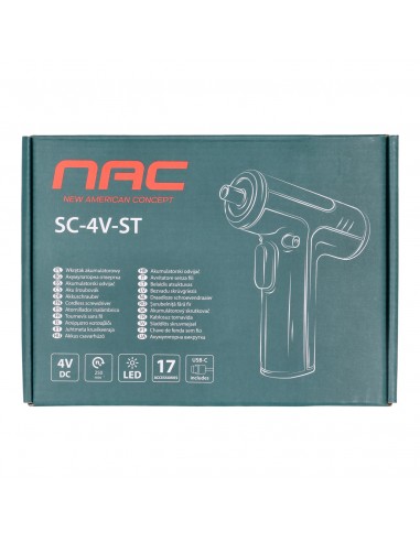 Wkrętak akumulatorowy 4V NAC SC-4V-ST z akcesoriami  11