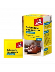 Ściereczki nasączane do butów JAN Niezbędny16 szt. 