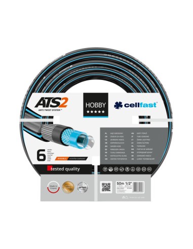 Wąż ogrodowy 50 mb 6 warstwowy  Cellfast HOBBY ATS2 TM 1/2" 5901828852893 19