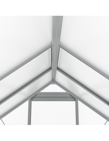 Szklarnia ogrodowa z poliwęglanu z oknami dachowymi 302 cm x 183 cm 5,24 m2  11