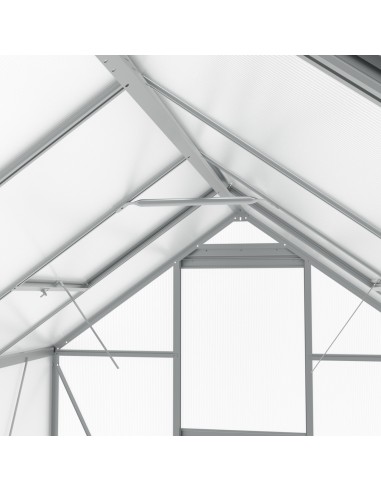 Szklarnia ogrodowa z poliwęglanu z oknami dachowymi 302 cm x 183 cm 5,24 m2  12