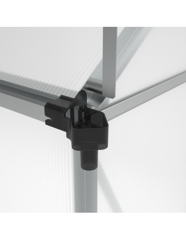 Szklarnia ogrodowa z poliwęglanu z oknami dachowymi 302 cm x 183 cm 5,24 m2  15