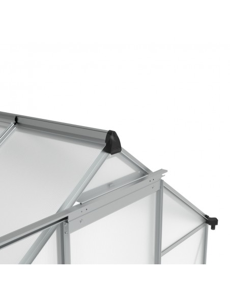 Szklarnia ogrodowa z poliwęglanu z oknami dachowymi 302 cm x 183 cm 5,24 m2  16