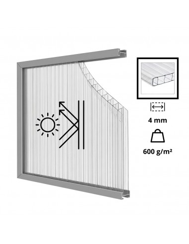 Duża szklarnia ogrodowa z poliwęglanu z oknami 361 cm x 183 cm 6,25m2  10