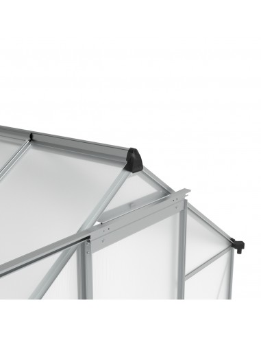 Duża szklarnia ogrodowa z poliwęglanu z oknami 361 cm x 183 cm 6,25m2  15