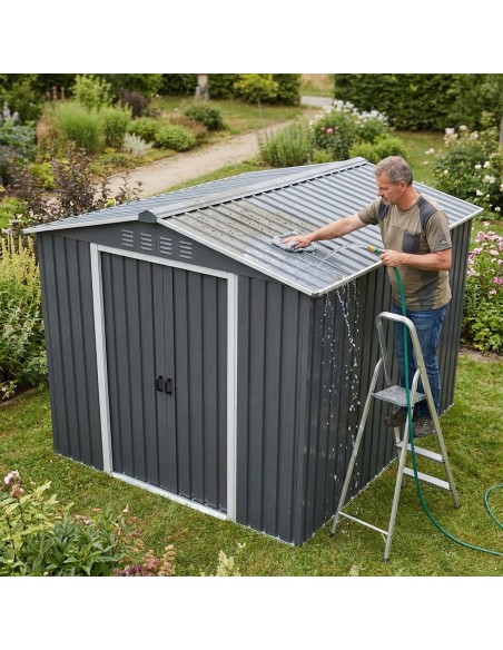 Ogrodowy domek narzędziowy 215 x 300 x 184 cm 6,45 m2  9