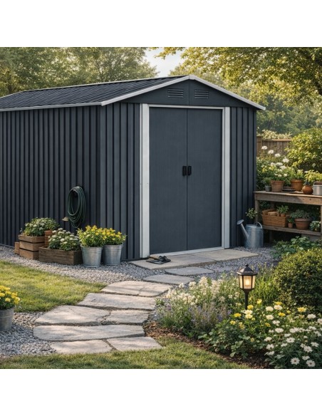 Ogrodowy domek narzędziowy 215 x 300 x 184 cm 6,45 m2  7