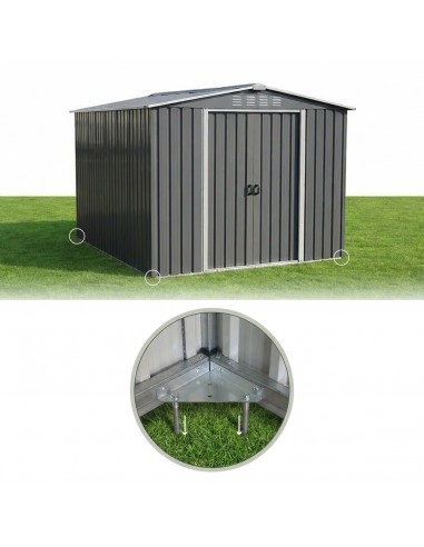 Ogrodowy domek narzędziowy 215 x 300 x 184 cm 6,45 m2  6