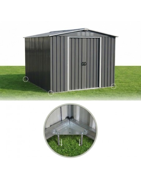 Ogrodowy domek narzędziowy 215 x 300 x 184 cm 6,45 m2  6