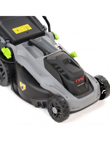 Lekka kosiarka elektryczna 38 cm z koszem 42 L NAC LE16-E-38-PB-C  6