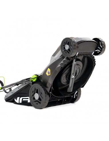 Lekka kosiarka elektryczna 38 cm z koszem 42 L NAC LE16-E-38-PB-C  7