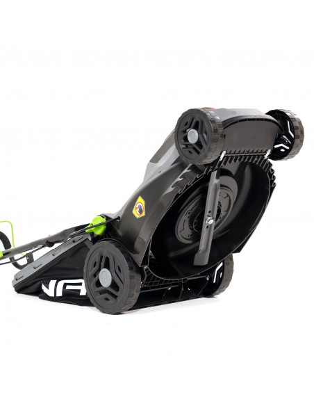 Lekka kosiarka elektryczna 38 cm z koszem 42 L NAC LE16-E-38-PB-C  7