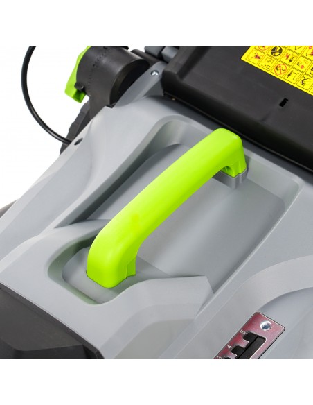 Cicha kosiarka elektryczna z koszem 52 L 43 cm NAC LE18-E-43-PB-C  6