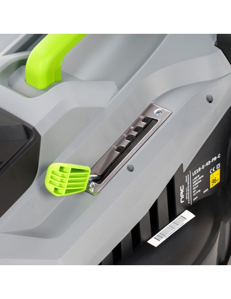 Cicha kosiarka elektryczna z koszem 52 L 43 cm NAC LE18-E-43-PB-C  7