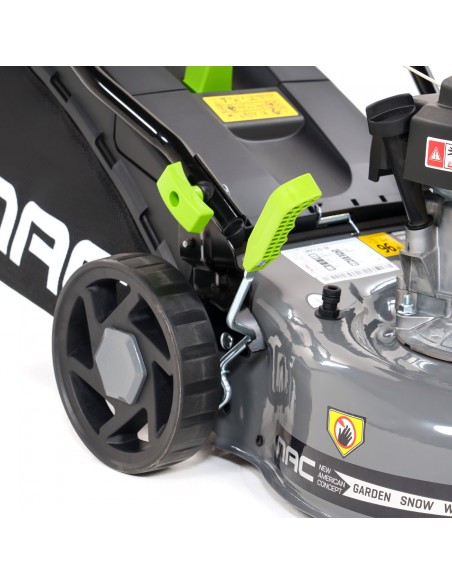 Lekka kosiarka spalinowa bez napędu z silnikiem Briggs 125 cc 41 cm NAC LP2710-SE  12