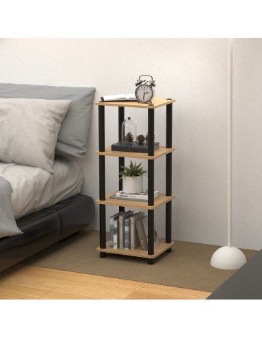 Dekoracyjny regał słupek z 4 poziomami Allivio 45 x 30,5 x 115,2 cm  2