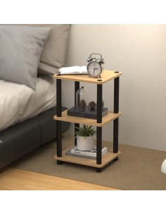 Kompaktowy regał modułowy słupek do sypialni, salonu Allivio 45 x 30,5 x 78,6 cm  2