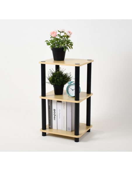 Kompaktowy regał modułowy słupek do sypialni, salonu Allivio 45 x 30,5 x 78,6 cm  6