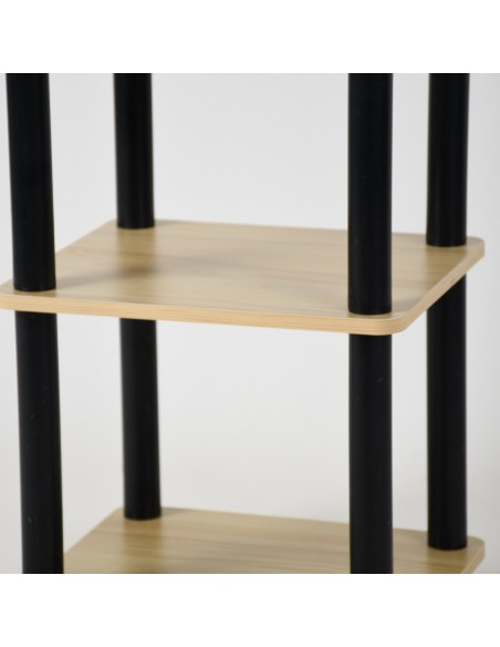 Kompaktowy regał modułowy słupek do sypialni, salonu Allivio 45 x 30,5 x 78,6 cm  9