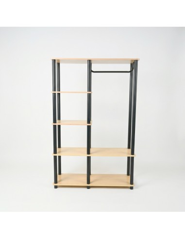 Nowoczesny regał modułowy do garderoby, przedpokoju z drążkiem Allivio 151,8 x 83 x 30,5 cm  5