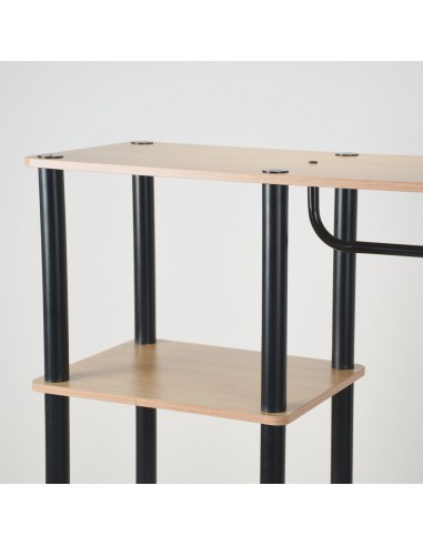 Nowoczesny regał modułowy do garderoby, przedpokoju z drążkiem Allivio 151,8 x 83 x 30,5 cm  9