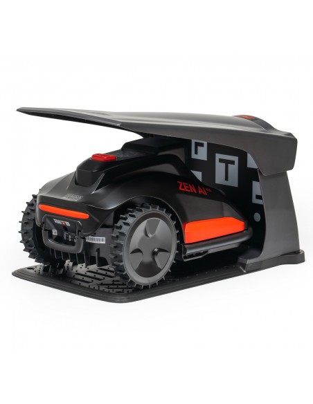 Robot koszący z zadaszeniem i kamerami 3D do ogrodów 800 m2 NAC ZEN AI N0800-AI  12