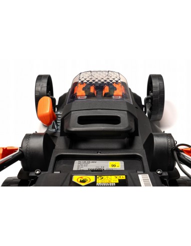 Lekka kosiarka elektryczna z silnikiem bezszczotkowym 38 cm TOP CUT TC-LB-38-40V  12