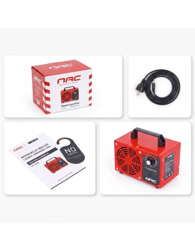 Generator ozonu ozonator oczyszczacz powietrza NAC timer, 4 pyłki ozonujące 60 000 mg/h  15