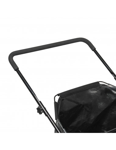 Zamiatarka ręczna manualna zbieracz do liści i trawy NAC LP-HS-S19 z dużym koszem 100 L 53 cm  12